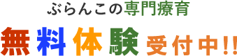 ぶらんこの専門療育 無料体験受付中！！